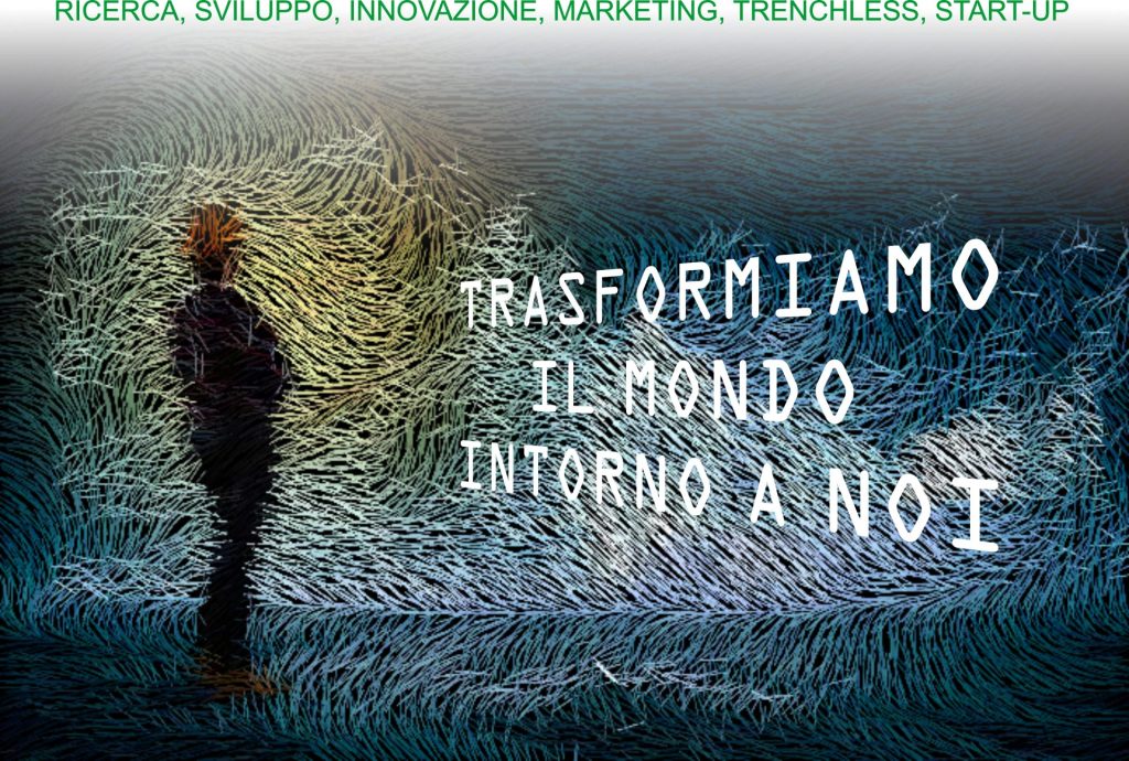 digitalizzazione pittorica a spatola di una immagine iconica della digitalizzazione. Trasformiamo il mondo intorno a noi